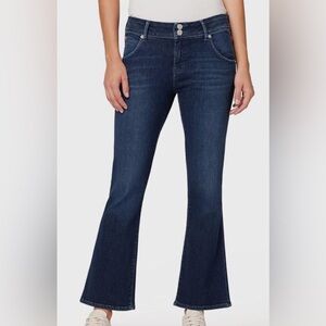Hudson Women's Jeans Collin Bootcut Crop Color Alexa (Dark Blue) Denim